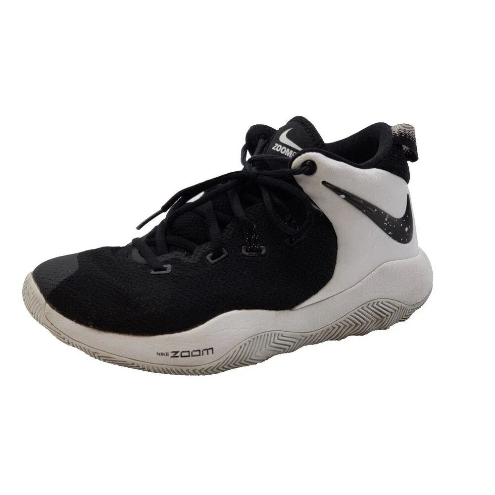 Nike Zoom Rev 2017 Black White Basketball Shoes 852423-001 Youth 6.5 / Men’s 6